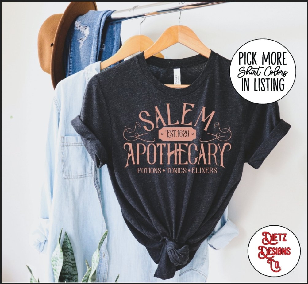 DietzDesignsCo's tweet photo. Salem Apothecary Halloween Shirt - 
https://t.co/tnHOL4qWwr https://t.co/9BnPWwaYnm