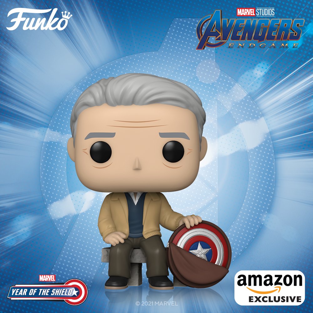 Coming Soon: Pop! Marvel: Marvel Studios’ Avengers: Endgame – Old Man Steve (Amazon exclusive). Collect the sixth Pop! from Amazon’s Year of The Shield Program. Pre-order today! amzn.to/2VNu34U #MarvelMustHaves #Funko #FunkoPop #Marvel