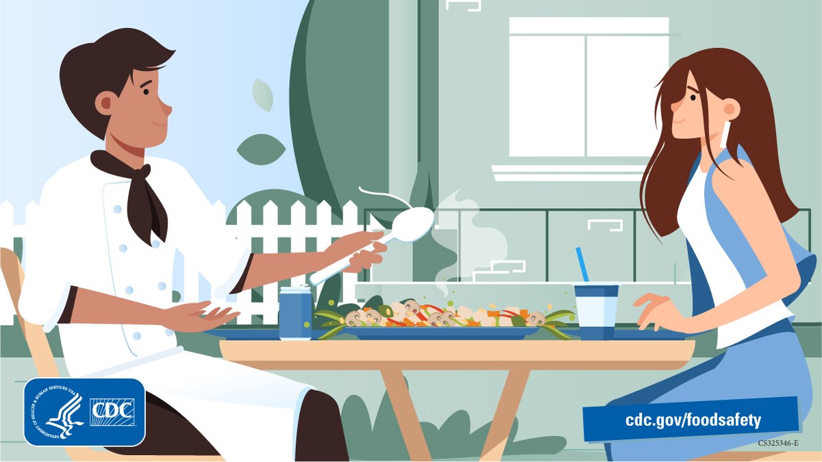 foodsafetygov's tweet photo. #DYK? CDC estimates that every year about one million people get sick from eating poultry that’s contaminated with harmful germs. That’s why it’s important to take special care when handling and preparing chicken. #FSEM2021 #CDCFoodSafety https://t.co/jQSBDBaYWF https://t.co/cecjF0X85o