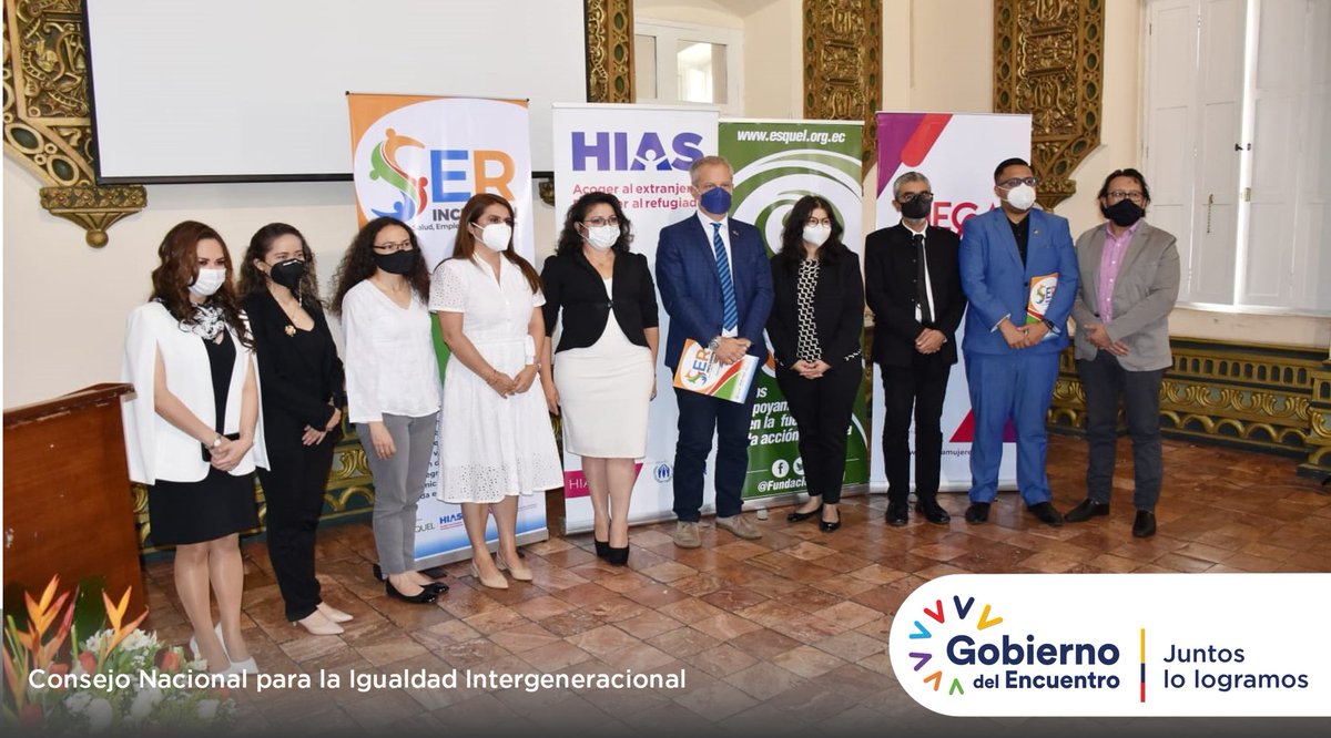 Francisco Cevallos, secretario técnico #CNII, participa de la presentación del Proyecto “Ser Inclusión”, que tiene el objetivo de mejorar las condiciones de vida de la población venezolana y la población acogida en el Ecuador, mediante la sensibilización ciudadana.