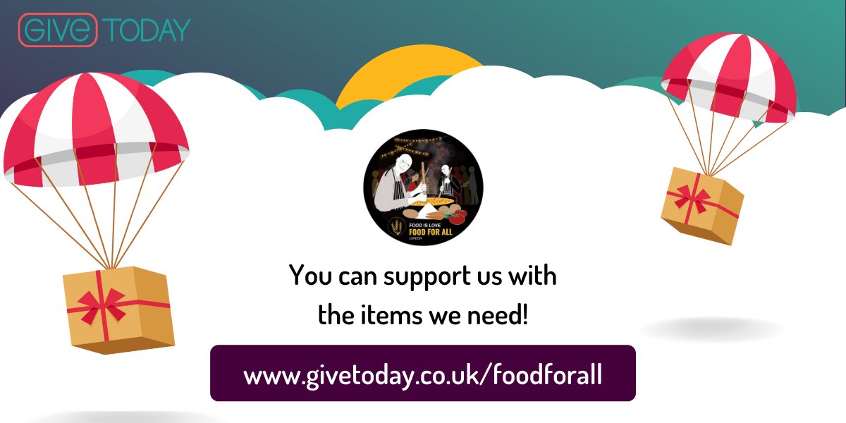 A new way to support us!

When you purchase a donation through this store, your exact purchased item is sent directly to us. 

givetoday.co.uk/foodforall/