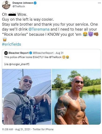 Dadcast2020's tweet image. We got to interview #ericfields on #dadcast this fella really does look just like @TheRock we will be dropping this episode today! #StayTuned #fridaymorning #podcast #therealhero #dadlife