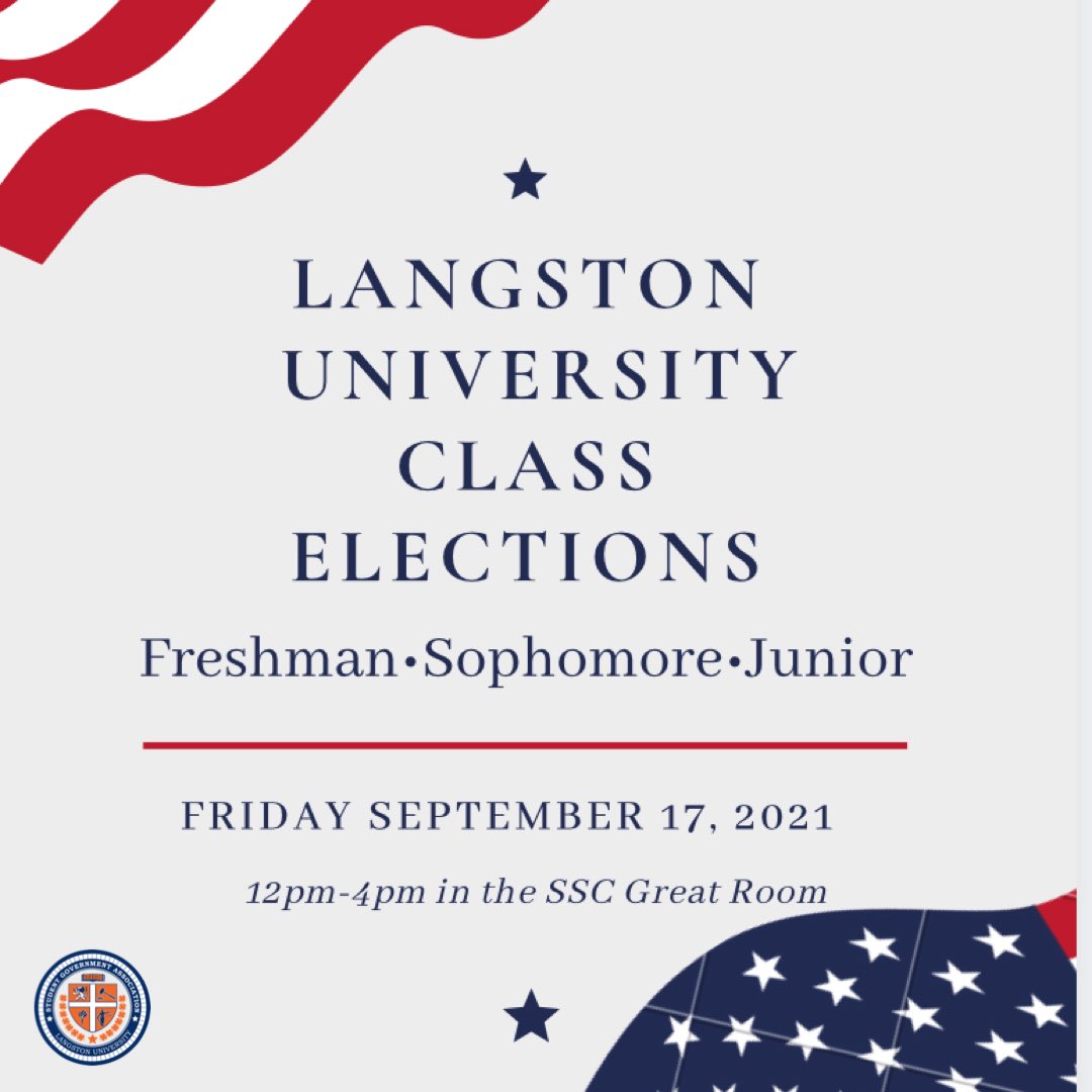 Goodmorning Lions 🦁, 

Make sure you all come out and vote for your designated class officers🧡💙 Bring your student ID as well !!