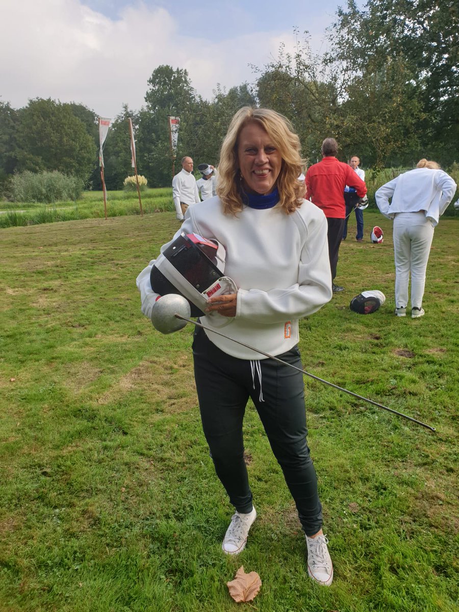 Voor het eerst van mijn leven geschermd! Intensief en héél leuk!