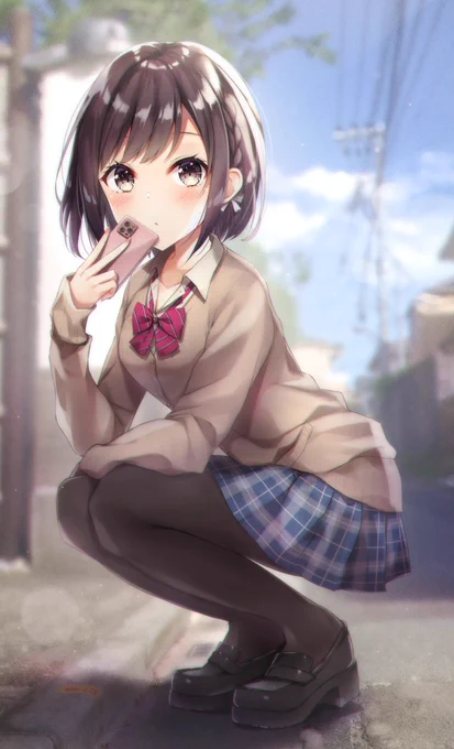 制服えななんかわいい～
 #prsk_FA 