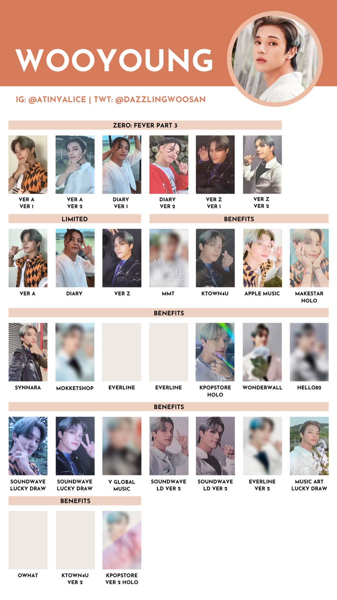 ATEEZ ウヨン Wooyoung PART3 トレカ kpopstore 4 ATEEZ ウヨン Wooyoung PART3 トレカ kpopstore 4