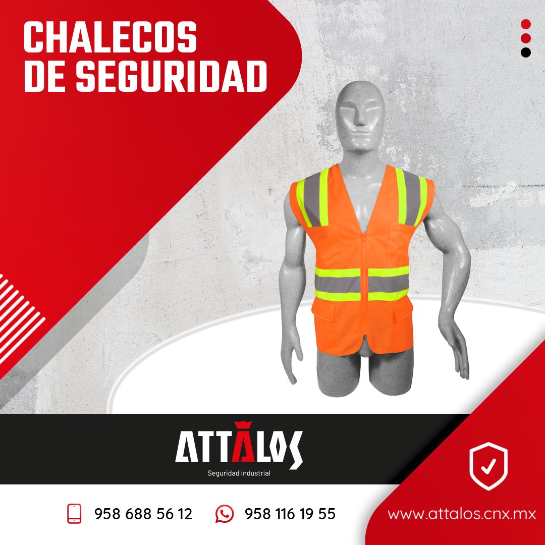 AttalosHux's tweet photo. #Chaleco de #Seguridad con cierre y bolsas; para uso personal, en la industria de la #construccion  y #SeguridadVial 
Ajuste con cierre, 6 bolsas de tejido de punto y cintas reflejantes bicolor. Es unitalla, marca #Surtek.
#Attalos tu tienda 🏠 de #SeguridadIndustrial 👷 https://t.co/D1R9CRMKyL