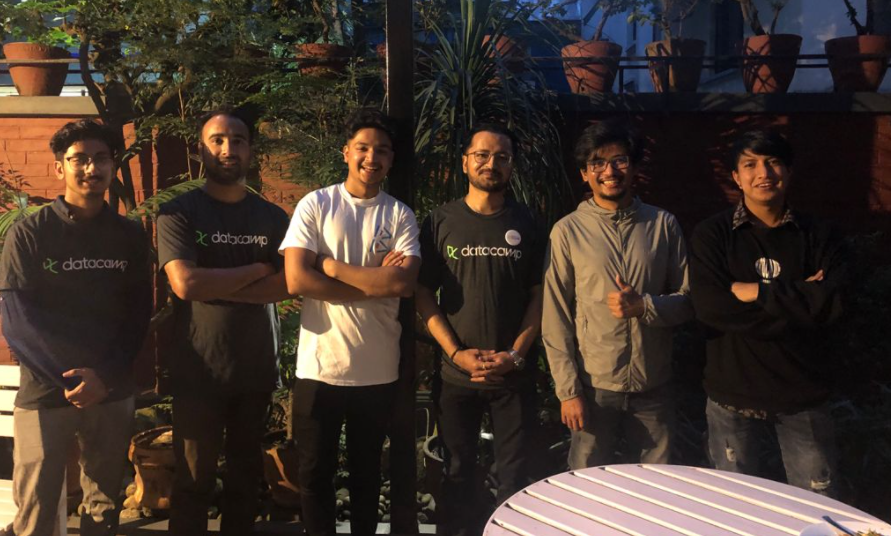 codefornepal's tweet image. Last month a few of the Data Fellows gathered in Kathmandu for an outdoor dinner & networking. @lognod & @nikeshbalami shared their thoughts with Fellows! They also got @DataCamp & @codefornepal t-shirts. #C4NDataFellows #datacampdonates #Data4good