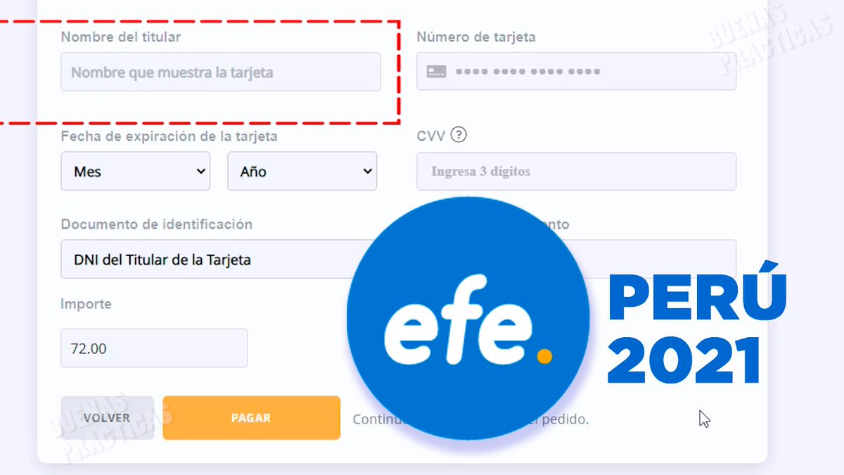 AlertaCreadores's tweet image. #PERÚ : Vamos a ver  como llenar  de forma correcta la información de la tarjeta de debito para comprar en linea en tiendas efe del Perú. Todo en el siguiente vídeo.➡ youtu.be/Ne7HQ2fdR7k🔷🔷🔷
#tiendasefe #tutorialpagos #pagosporinternet #tutorialdebito #tarjetasdebito