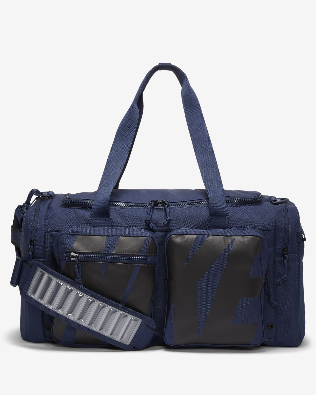 Midnight Navy - Aerial Printed Duffle Bag