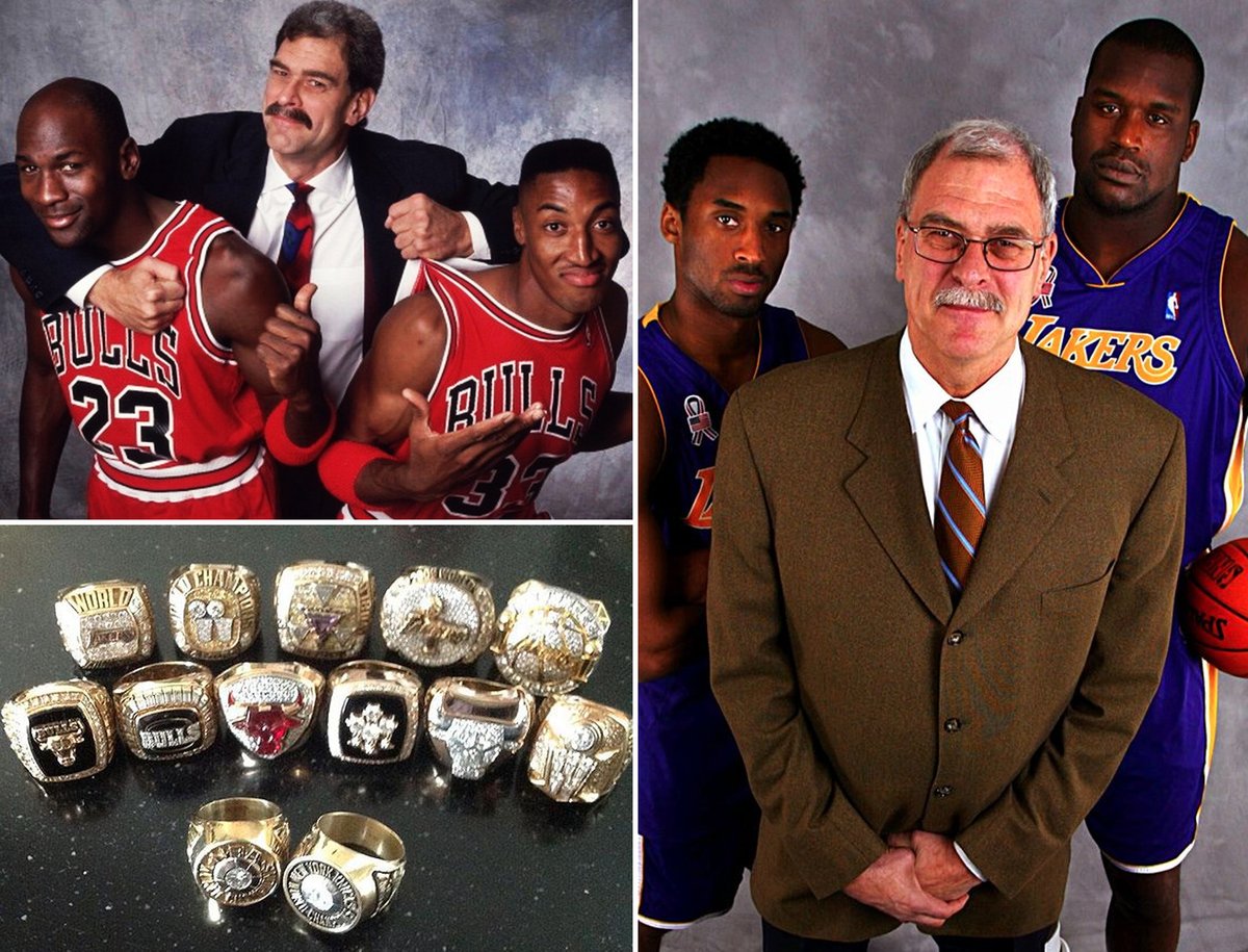 Ballislife.com on Twitter: "Happy Birthday to the Zen Master Phil Jackson!  2 Rings as a player 11 Rings as a coach Highest win % by an NBA coach  (70.4) https://t.co/Vc4mf4DUGc" / Twitter