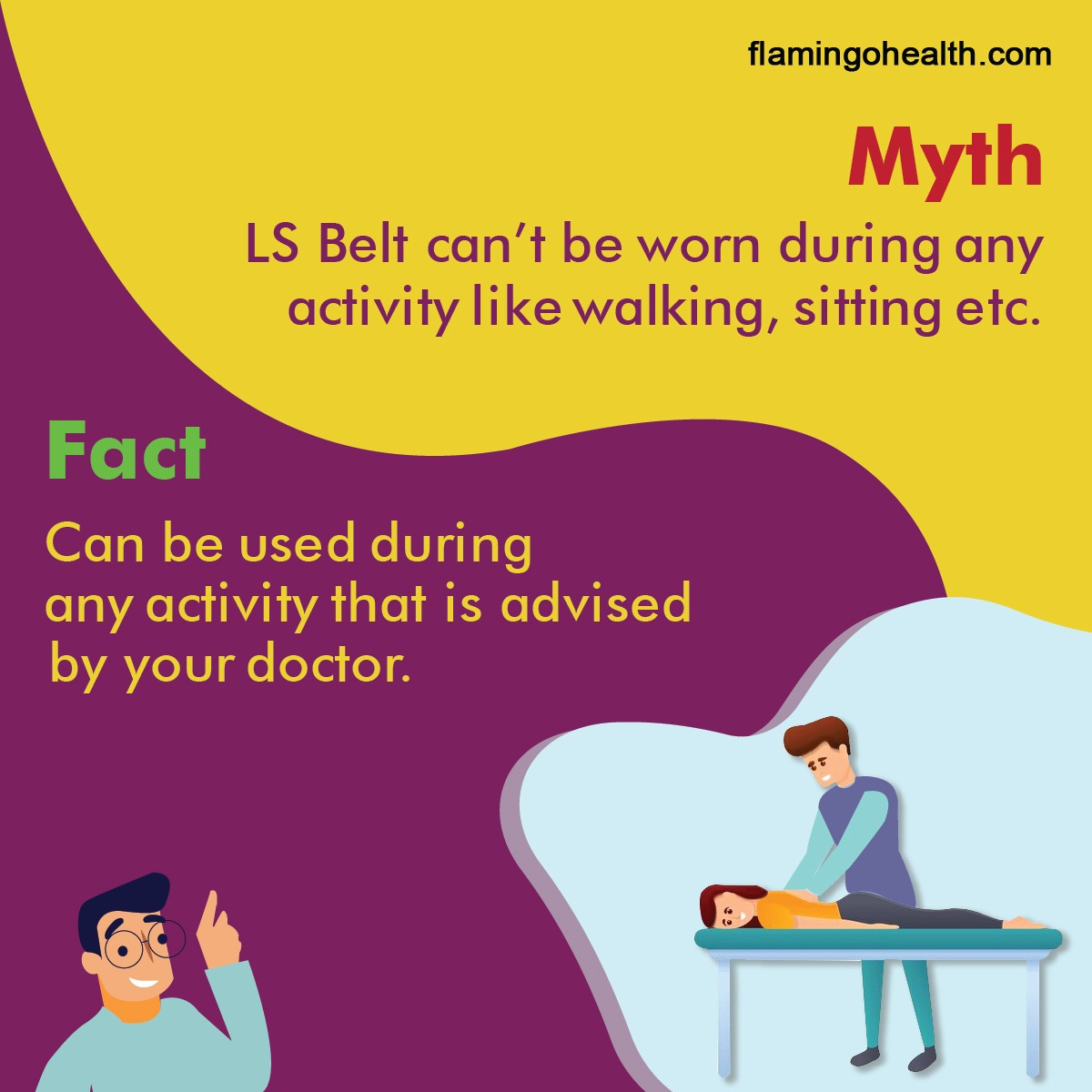 flamingohealth_'s tweet photo. It's time to burst some myths about Flamingo Lumbar Sacro Belt.
*There's not end to learning*
.
.
#flamingo #flamingohealth #anaidforanewlife #lumbarsacrobelt #backsupport #backsupportbelt #backpain #backpainrelief #myths #mythsvsfacts #mythsfacts #facts #buynow #shop #shopnow https://t.co/TcUfH3Huij