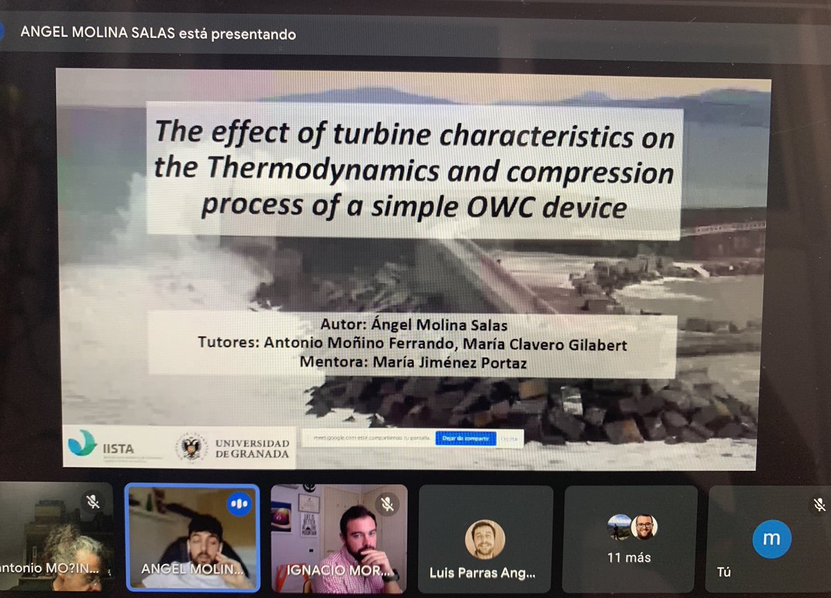 mariajportaz's tweet photo. Hoy defienden su TFM los alumnos del Máster de Hidráulica Ambiental ⁦@gdfa_ugr⁩ ⁦@dfh_uco⁩ ⁦@iista_es⁩ ¡Enhorabuena a todos! #research ⁦@CanalUGR⁩ https://t.co/ehK4nOoS6S