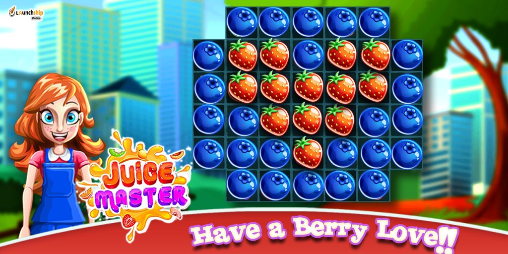 launchships's tweet photo. Love to make juices with fresh Berries and many other fruits? You can now learn and serve them!!!
#Android: https://t.co/ShC2XR2Uy4
#iOS: https://t.co/vTWJcsSTBL
#Juicemaster #Juiceshop #match3games #puzzlesgames #healthy #colorfultime #summer #furits #launchshipstudios https://t.co/H4ZtPXO6GM