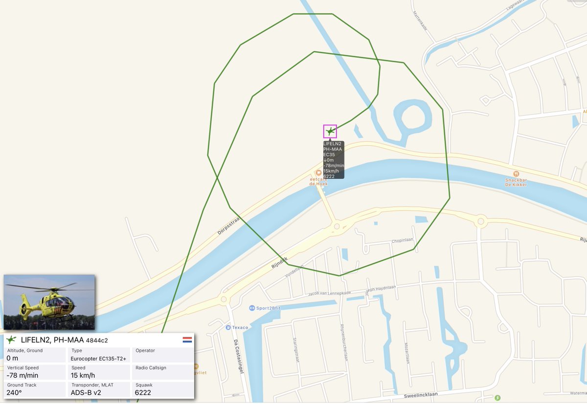Melding ongeval Dorpsstraat Nieuwkoop