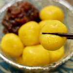 是非十五夜にも。かぼちゃ＋豆腐＋白玉粉を茹でるだけで「翌日も柔らかモチモチ」な白玉ができる。