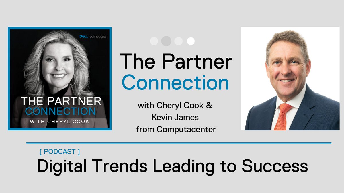 Let's start our morning off by listening to The Partner Connection [Podcast] 🎧 
<a href="/CookCherylS/">Cheryl Cook</a> spoke to @ComputacenterUK 's <a href="/K22KJJ/">Kevin James</a> and discussed digital trends and the success that partners are seeing. It's a good one! dell.to/3EoDute