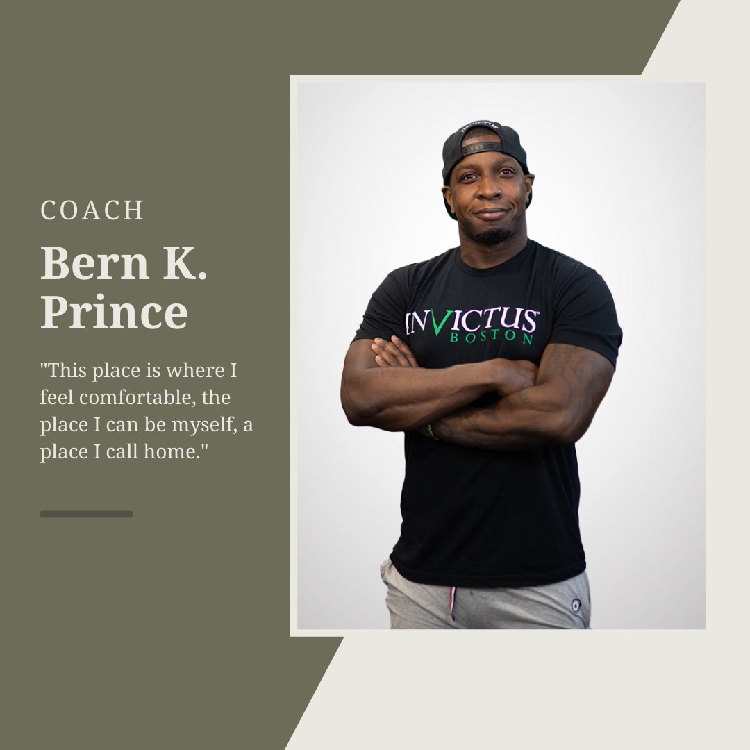 Coach <a href="/bernkprince/">Bern K. Prince</a> has been with #invictusboston from the beginning and brings an unprecedented amount of energy to his classes

Want to train with Bern? Click the 🔗  to get started 👉 buff.ly/3EoQM8L