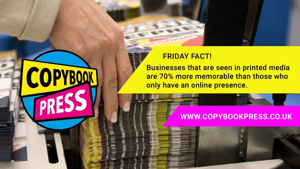 We love our #Friday printing facts and this one is very topical at the moment as there is a huge post lockdown audience that really appreciate that personal touch. Plus there is nothing like the smell of ink on paper 🤣  #mcr #paper #ink #promotion #FSC #recycled #printing