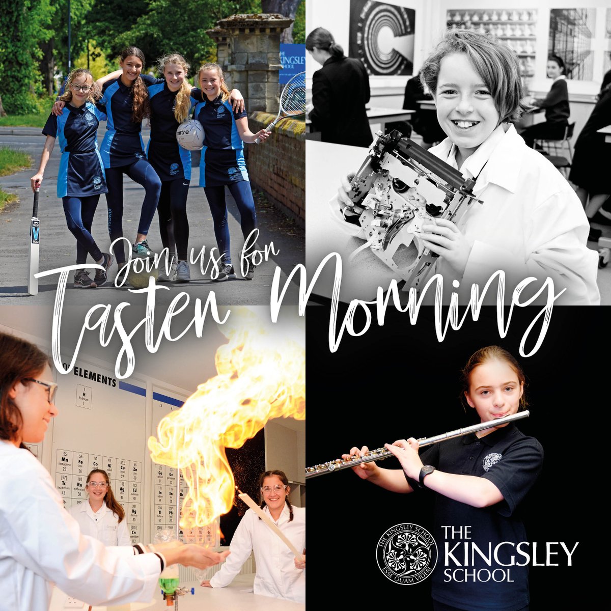 Kingsley_School's tweet photo. We are closing registration for next Saturday's Taster Morning on Monday! If your daughter would like to join us, register asap to avoid disappointment! 😁
https://t.co/p0V0f5pjGm
#TasterMorning https://t.co/0t2UB7EhYB