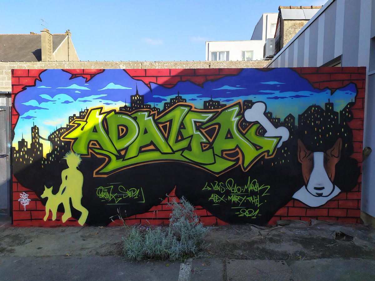 ADALEA (@adalea22) on Twitter photo L'art s'invite au sein d'Adalea ! Réalisé par les personnes accueillies et l'équipe de la Boutique Solidarité avec l'appui de <a href="/JustDoPaint1/">Festival Just Do Paint</a> L'art s'invite au sein d'Adalea ! Réalisé par les personnes accueillies et l'équipe de la Boutique Solidarité avec l'appui de <a href="/JustDoPaint1/">Festival Just Do Paint</a>