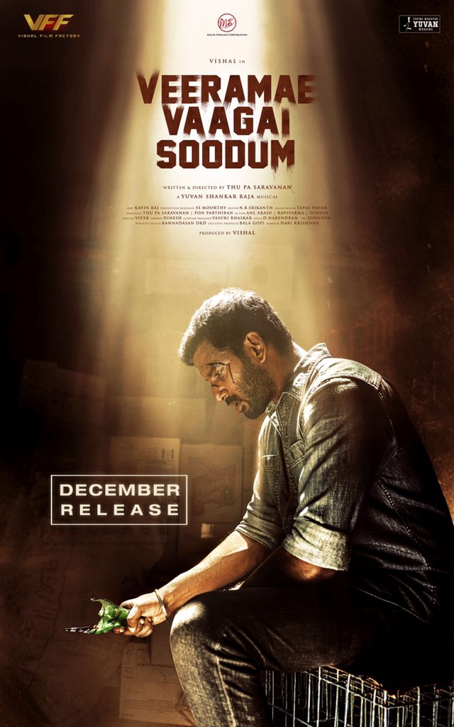 TheSouthMovies1's tweet photo. Here we go, presenting the Second Look of #VeerameVaagaiSoodum
Teaser & Mesmerising Single from Yuvan coming soon
#VVSFromDecember
#VVS #VVSSecondLook https://t.co/rWYZPAh2ht