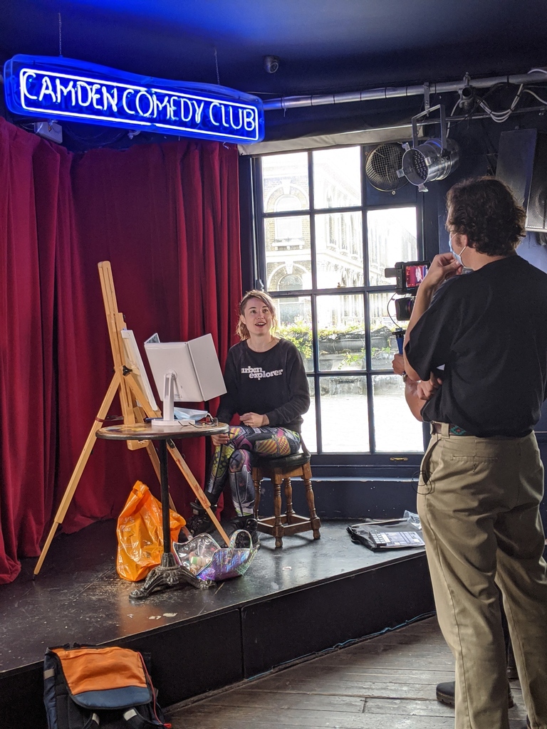 Meet Bec Hill! You may know her from her massive social media presence, youtube videos, TV spots or live shows.

Using all sorts of materials to create vibrant, animated show-pieces, her art has brought her to the forefront of comedy.

<a href="/bechillcomedian/">Bec Hill</a> <a href="/studio_pow/">Studio POW</a>
