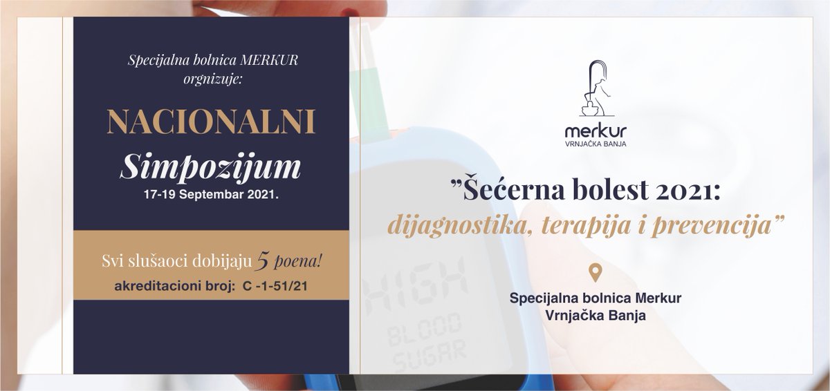 Specijalna bolnica “Merkur” u periodu od 17. do 19. septembra 2021. godine, biće domaćin  𝗡𝗮𝗰𝗶𝗼𝗻𝗮𝗹𝗻𝗼𝗴 𝘀𝗶𝗺𝗽𝗼𝘇𝗶𝗷𝘂𝗺𝗮 “𝗦̌𝗲𝗰́𝗲𝗿𝗻𝗮 𝗯𝗼𝗹𝗲𝘀𝘁 𝟮𝟬𝟮𝟭: 𝗱𝗶𝗷𝗮𝗴𝗻𝗼𝘀𝘁𝗶𝗸𝗮, 𝘁𝗲𝗿𝗮𝗽𝗶𝗷𝗮 𝗶 𝗽𝗿𝗲𝗽𝗼𝗿𝘂𝗸𝗲”! 
vrnjcispa.rs/nacionalni-sim…