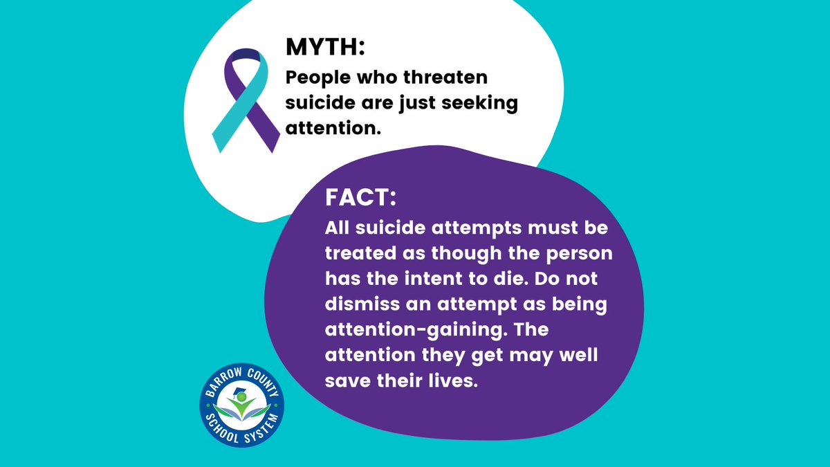 BCSchools1's tweet photo. September is National Suicide Prevention Month. We will soon host "A Conversation Worth Having with Your Student" to talk about myths &amp; facts, warning signs &amp; getting help. All are invited to join the online event Sept. 29 at 6:30pm. https://t.co/glwvNBwGfZ https://t.co/Taq9xyVVzE