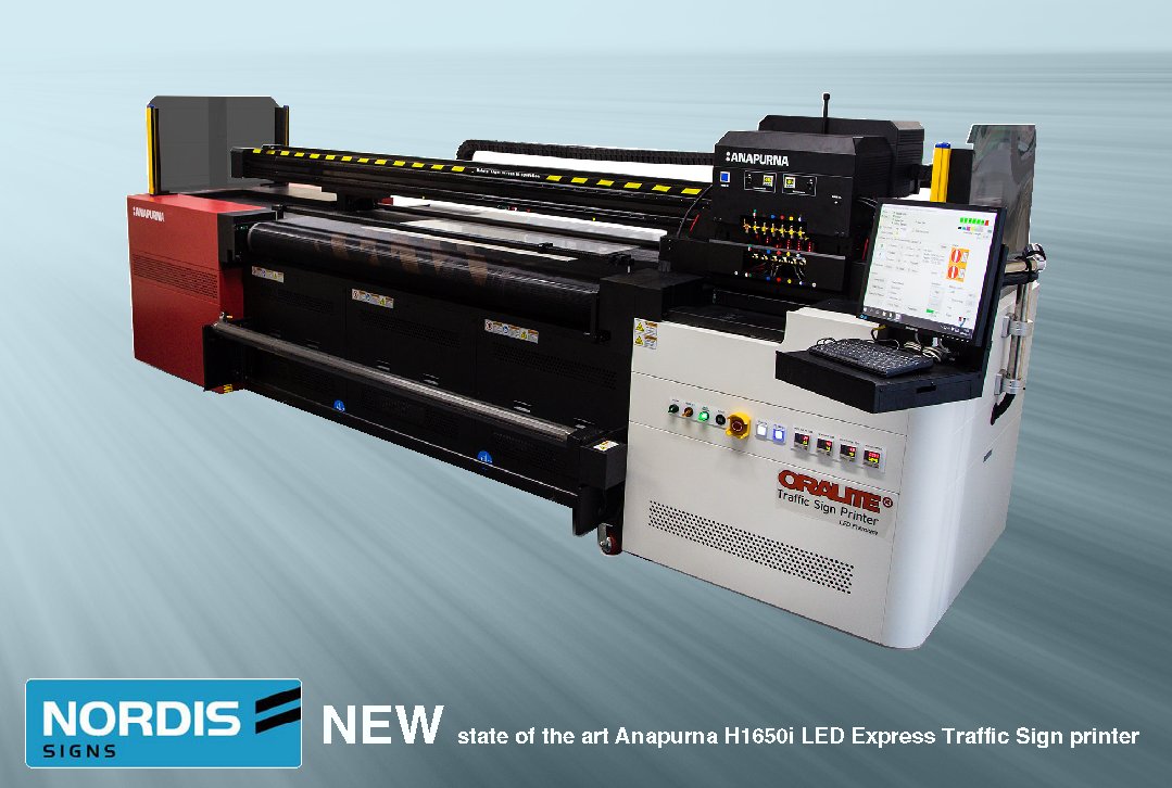 TennantsUK's tweet photo. Nordis speed into the future
Tennants partner and Orafol reflective convertor Nordis Signs commission new ORALITE UV Traffic Sign Printer at their Northampton  manufacturing facility. https://t.co/Rx4cl9gS9u