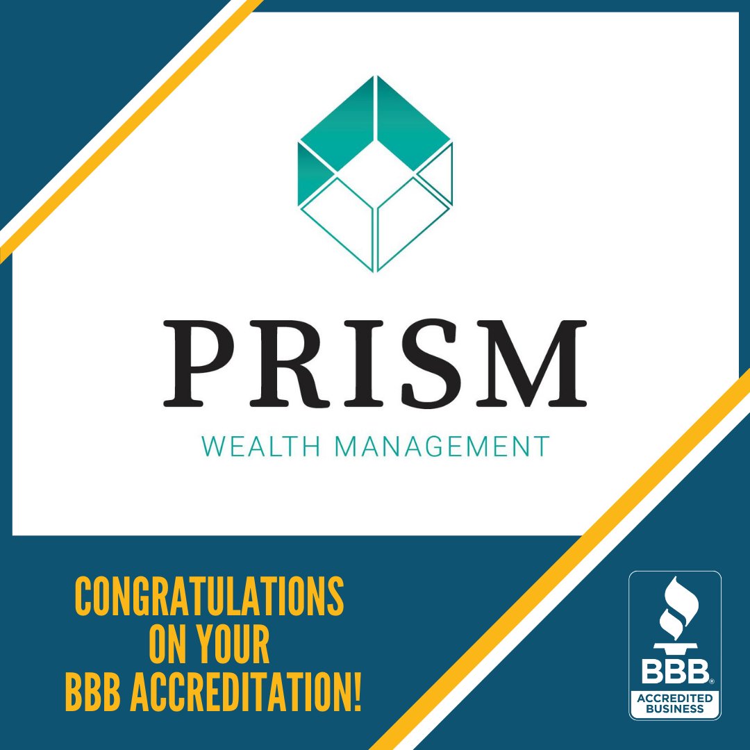 Congratulations, Prism Wealth Management, on your BBB Accreditation!  Consumers are looking for financial professionals they can trust! #BBBaccredited #FinancialConsultants #RetirementPlanningServices

BBB Business Profile: bbb.org/us/oh/wooster/…