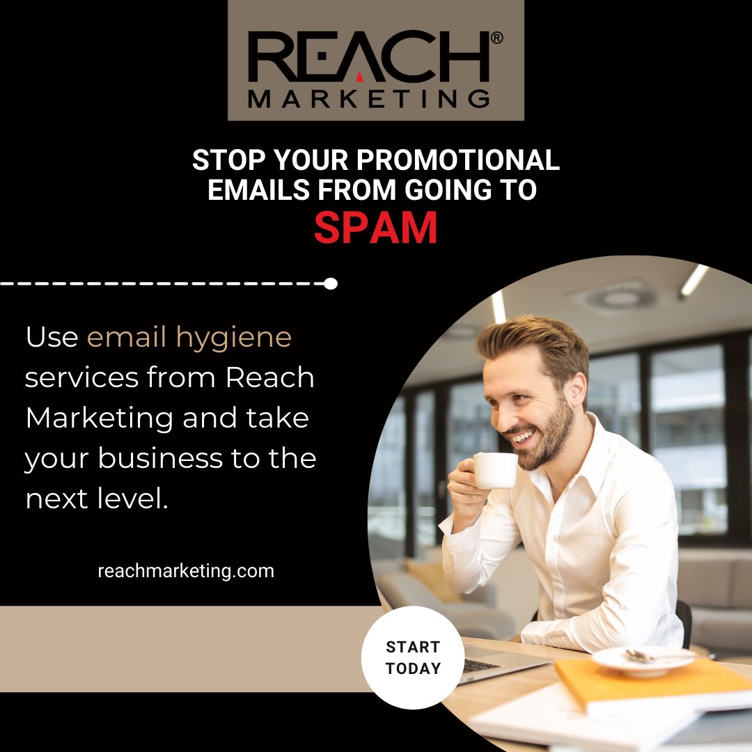 Data is King! So neglecting your business's data can hurt your marketing strategy. Use email hygiene services from Reach Marketing and take your business to the next level! Start here: ow.ly/4bAz50GbrC2 #marketing #emailhygiene #email