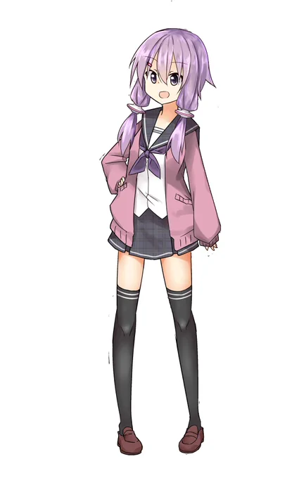 ゆかりさんの立ち絵できた!!!!!!
雫にも対応してます!!!!!!! 