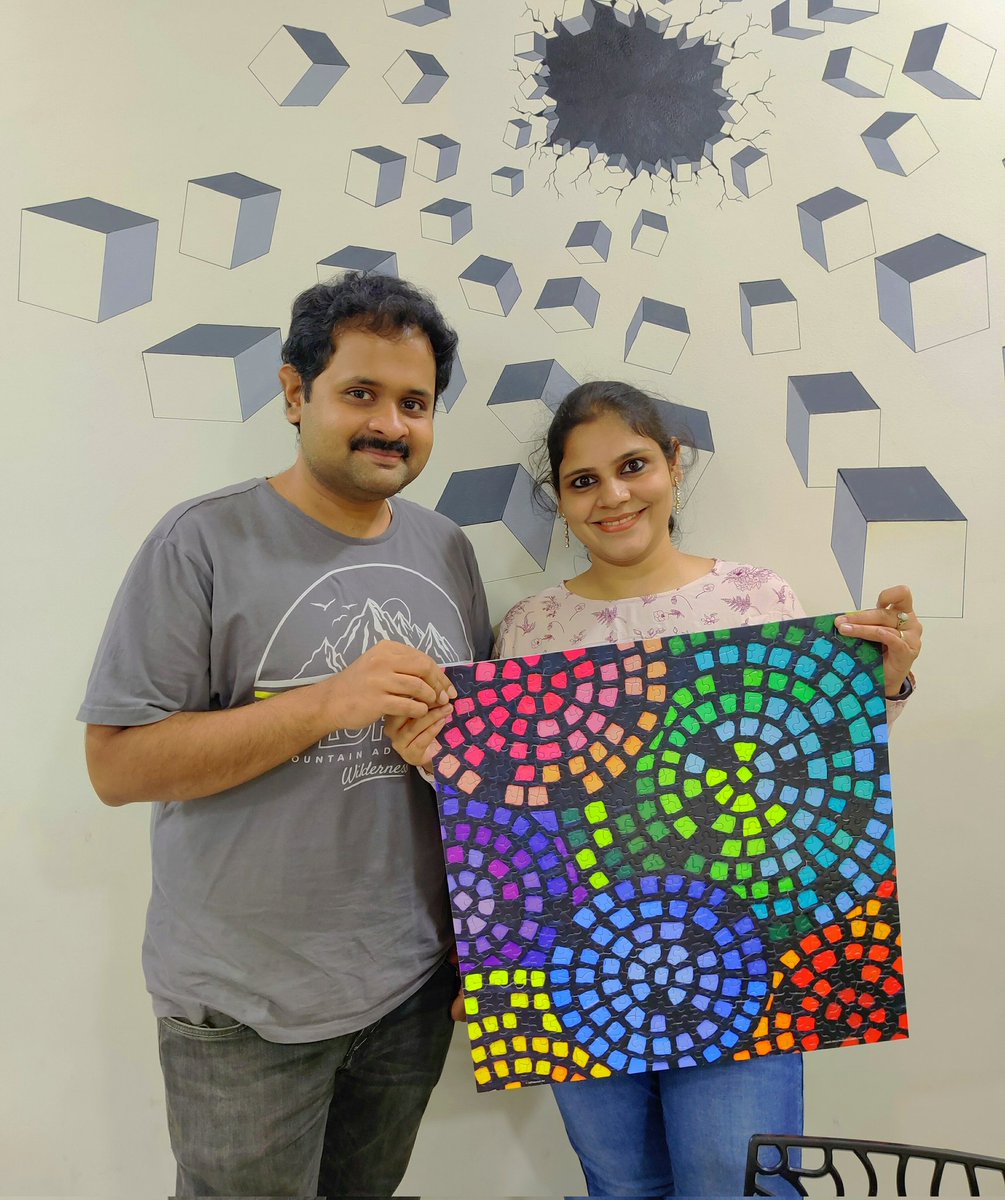 UntangleIndia's tweet image. Mosaic - a difficult 500 piece jigsaw puzzle by @SpringbokPuzzle