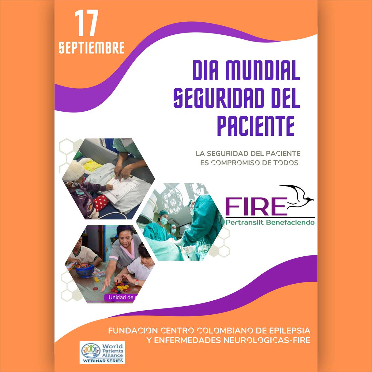 FunFireColombia's tweet photo. Nuestros pacientes, Nuestro compromiso: En el FIRE, orientamos nuestros programas y sistemas de gestión para que los pacientes, además de recibir sus tratamientos, tenga un cuidado complementario que se enfoca en su seguridad y bienestar. https://t.co/Wpl4ansPGy
