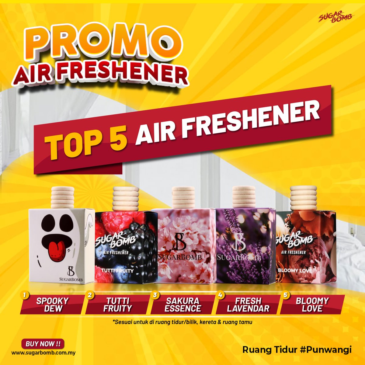 hanim2014's tweet photo. Guys kena try air freshener sugarbomb nihhh,sumpah bnyk bau yg wangi2 giler,my favorite bau Sakura...wangi gilerr πππ
#PunWangi
#kaumemangdabomb
#jomwangisetiapharidengansugarbomb
#resellersugarbomb
#codklselangor https://t.co/E48dcrkkVe