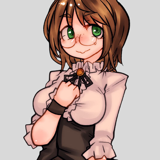 [R-18] こんな夜はマジメ系そばかす古風メガネ司書さんだ #オリジナル #がに股 https://t.co/10jTKwyc7E 