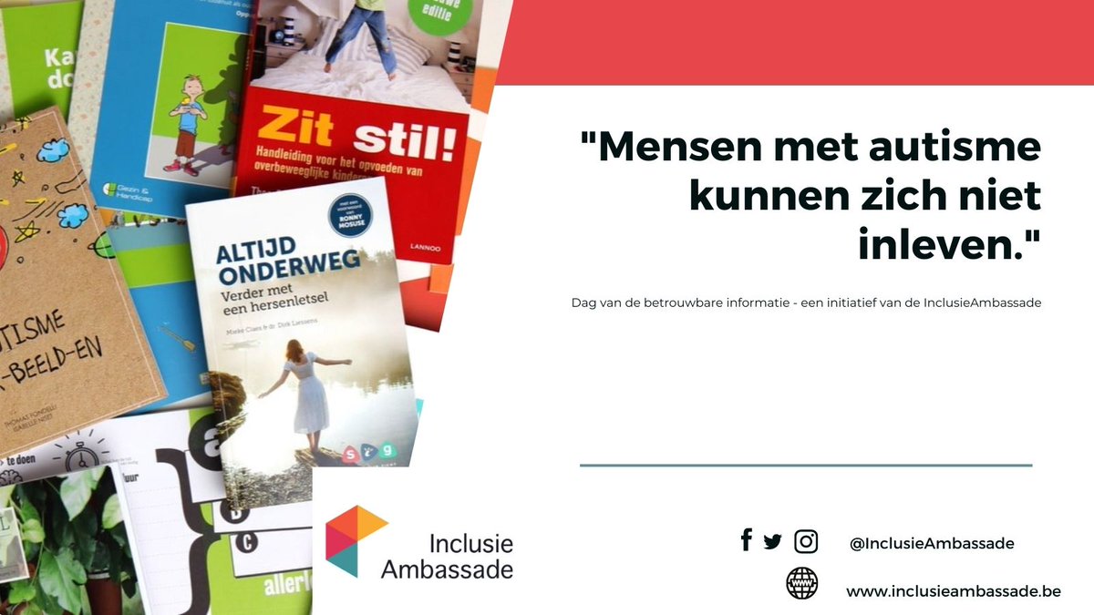 Is deze stelling juist of fout? Wat denk jij? Geef jouw mening via deze survey: bit.ly/3lb0p28
Op 16 oktober, de Dag van de Betrouwbare Informatie, kom je te weten wat de Vlaming denkt over handicap. 
#dagvandebetrouwbareinformatie