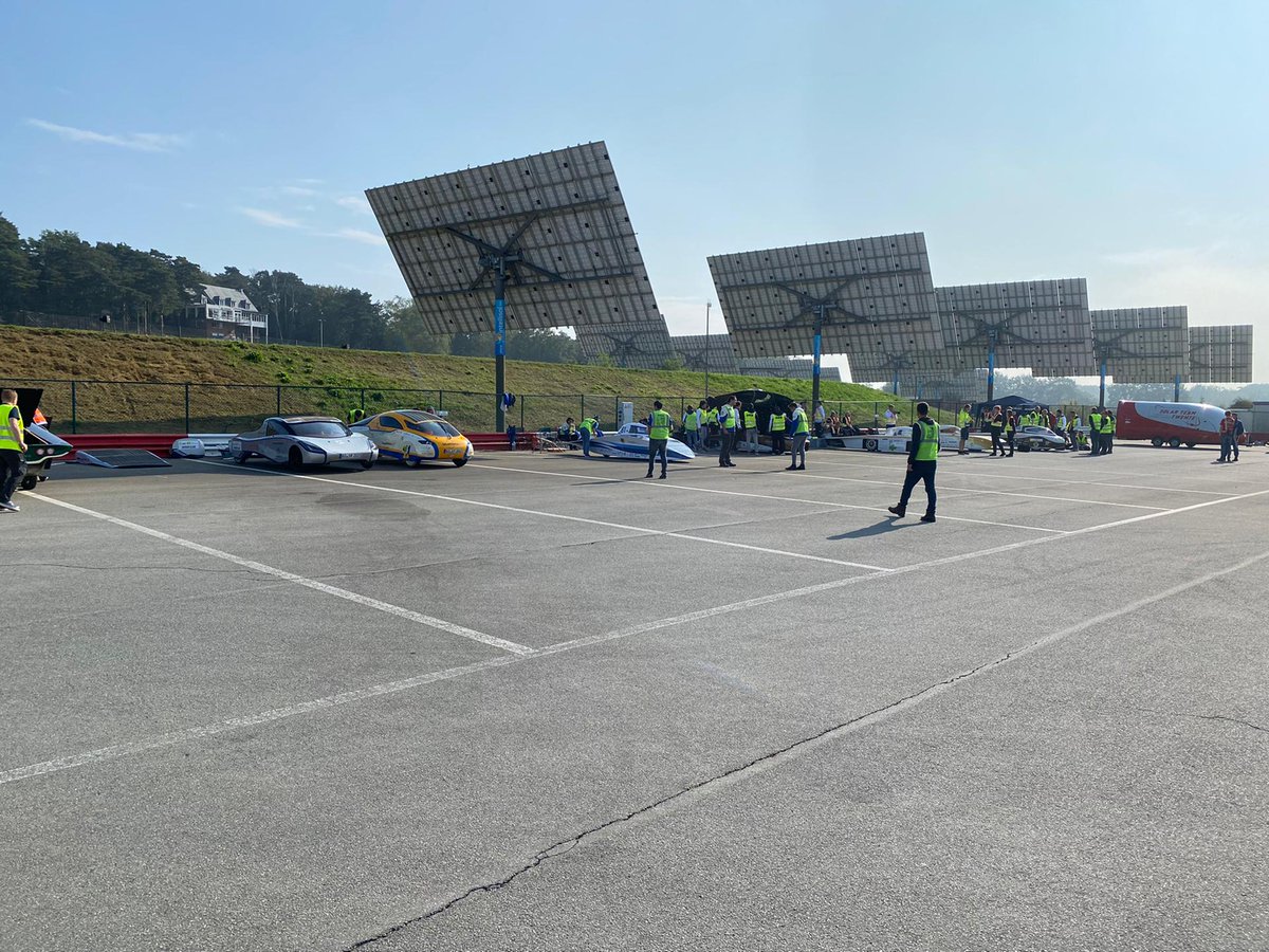 What at lovely day at <a href="/CircuitZolder/">Circuit Zolder</a>  ! Weather predictions for the #iESC2021 racing weekend are very good as well ☀️