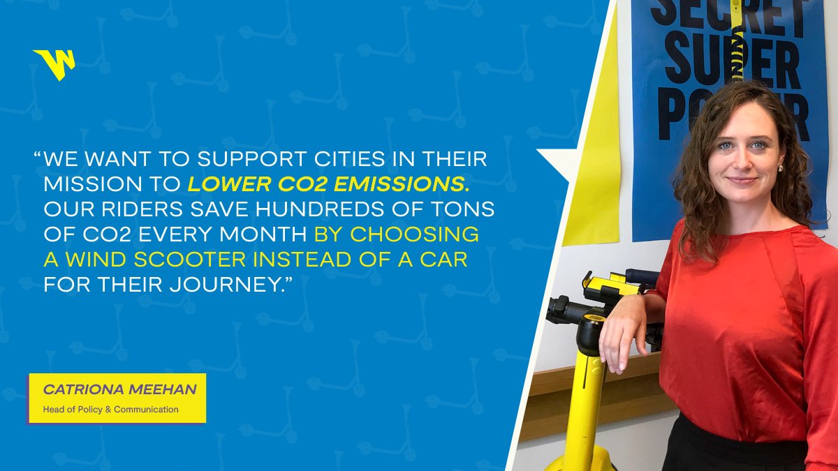 Last month alone, Wind riders across the globe saved a  total of 630 tons of #CO2 by riding our scooters. This is a new record! #sustainability #cleanair #escooter