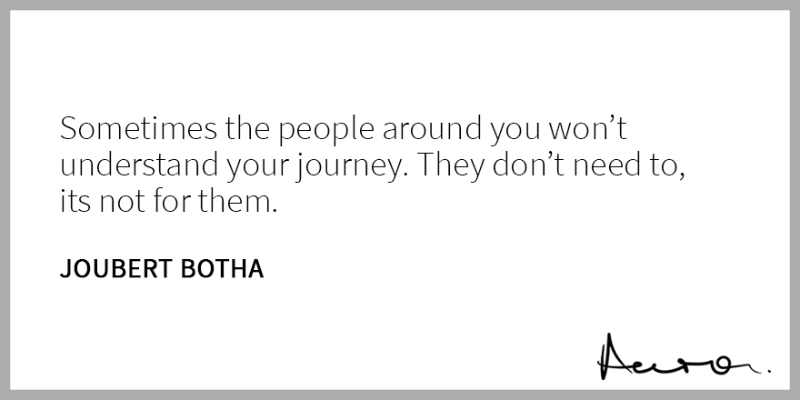 ‘’Sometimes the people around you won’t understand your journey. They don’t need to, it’s not for them.’’ - Joubert Botha

Aaron Cullen | Director of Fortify

#Fortify #Motivation #Mentalhealth