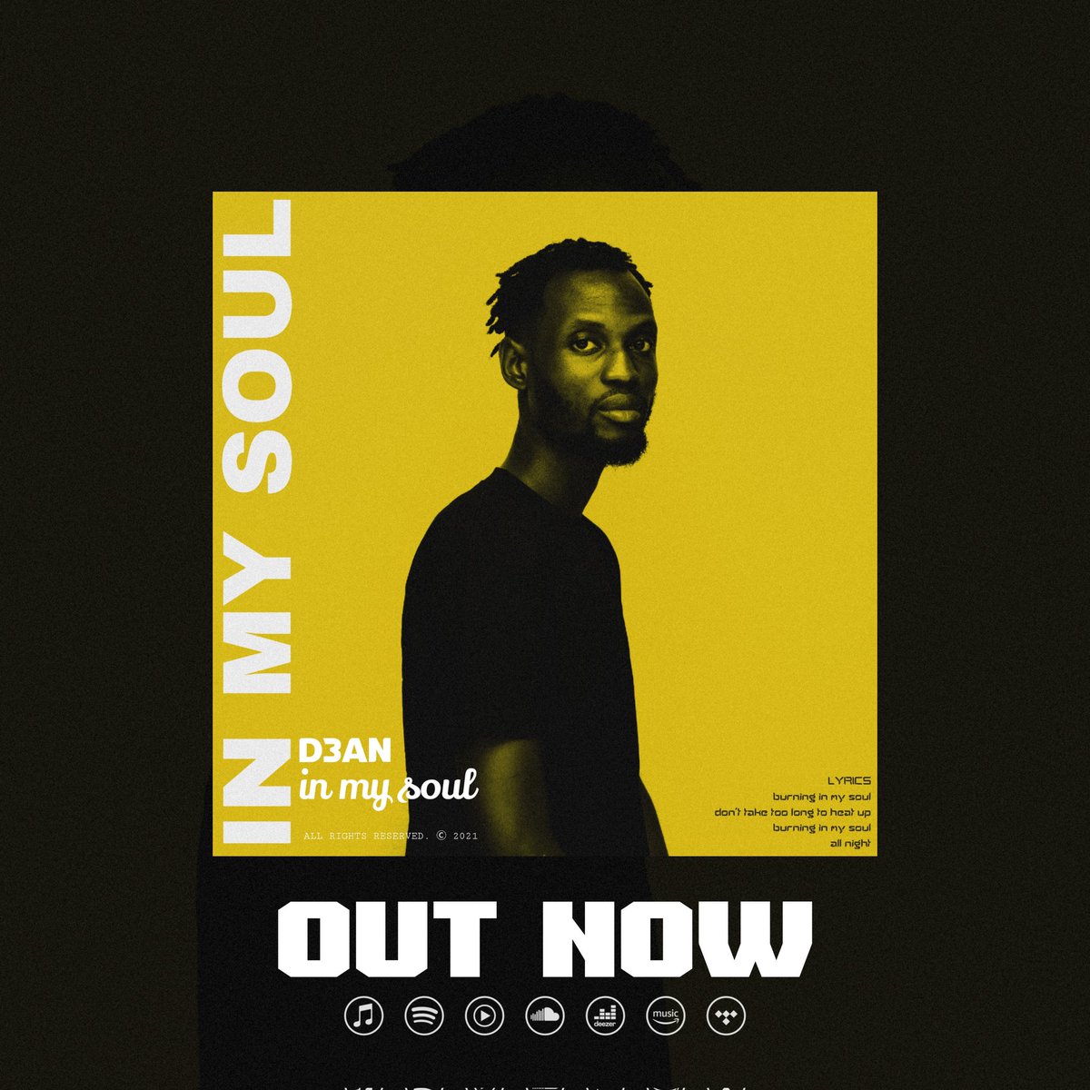 NEW MUSIC out now. stream IN MY SOUL here fanlink.to/D3anIMS