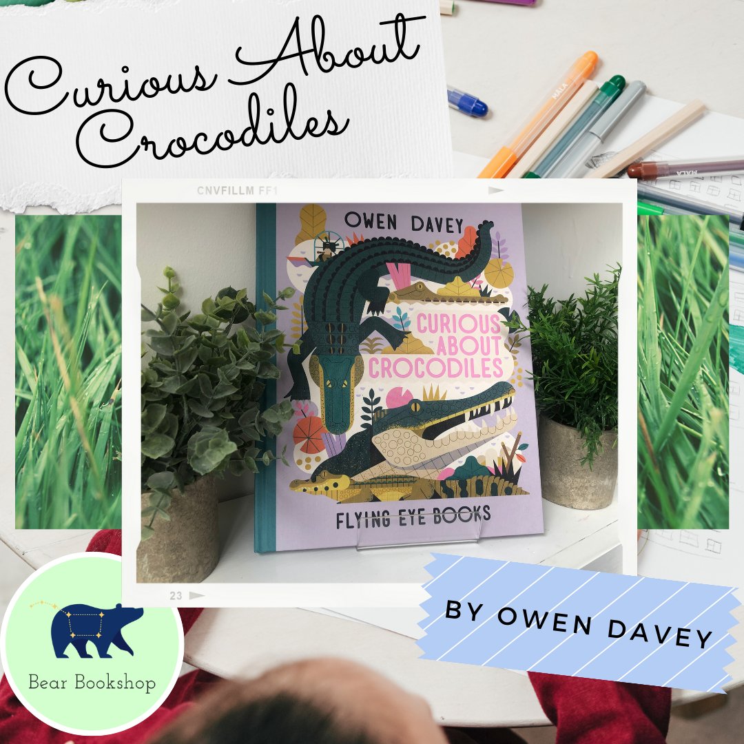 These Owen Davey books are so beautifully illustrated and are full of facts for inquisitive little minds!
🐊
#Bearbookshop #Bearwood #Midlands #kidsbooks #childrensbooks  #discoverunder5k #ukbookshops #midlandsretail #independentbookshop #owendavey #flyingeyebooks #crocodiles