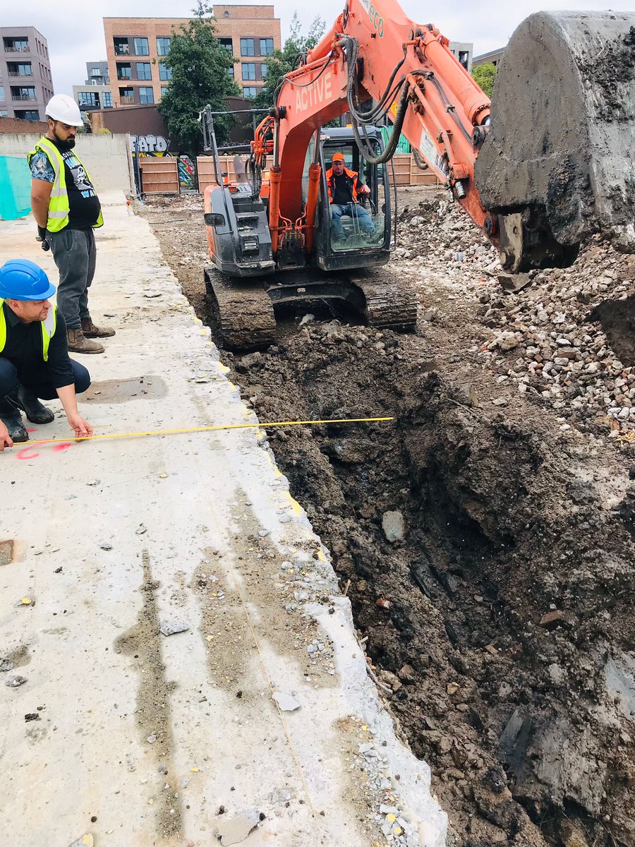 Watching brief under the observation of a banksman.
Our certified UXO engineer assist the excavations in ensuring that they are carried out safely. Any suspicious items encountered are immediately assessed and removed (if safe to do so).
 visit primelyltd.co.uk.

#uxo #gi