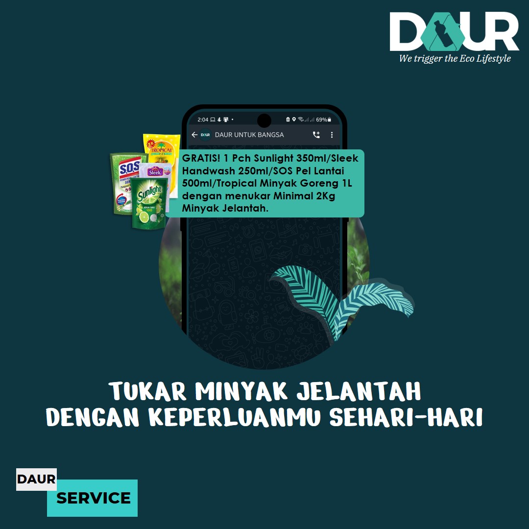 lelanglawas's tweet photo. Minyak goreng bekas pakai jangan dibuang, selain dapat mencemari lingkungan ternyata masih ada nilai ekonomisnya.

Bisa ditukar dengan uang tunai dan atau produk rumah tangga lainnya, lho. Simak selengkapnya di Twitter dan IG @DaurUntukBangsa ya! https://t.co/jSUmWHYyjd
