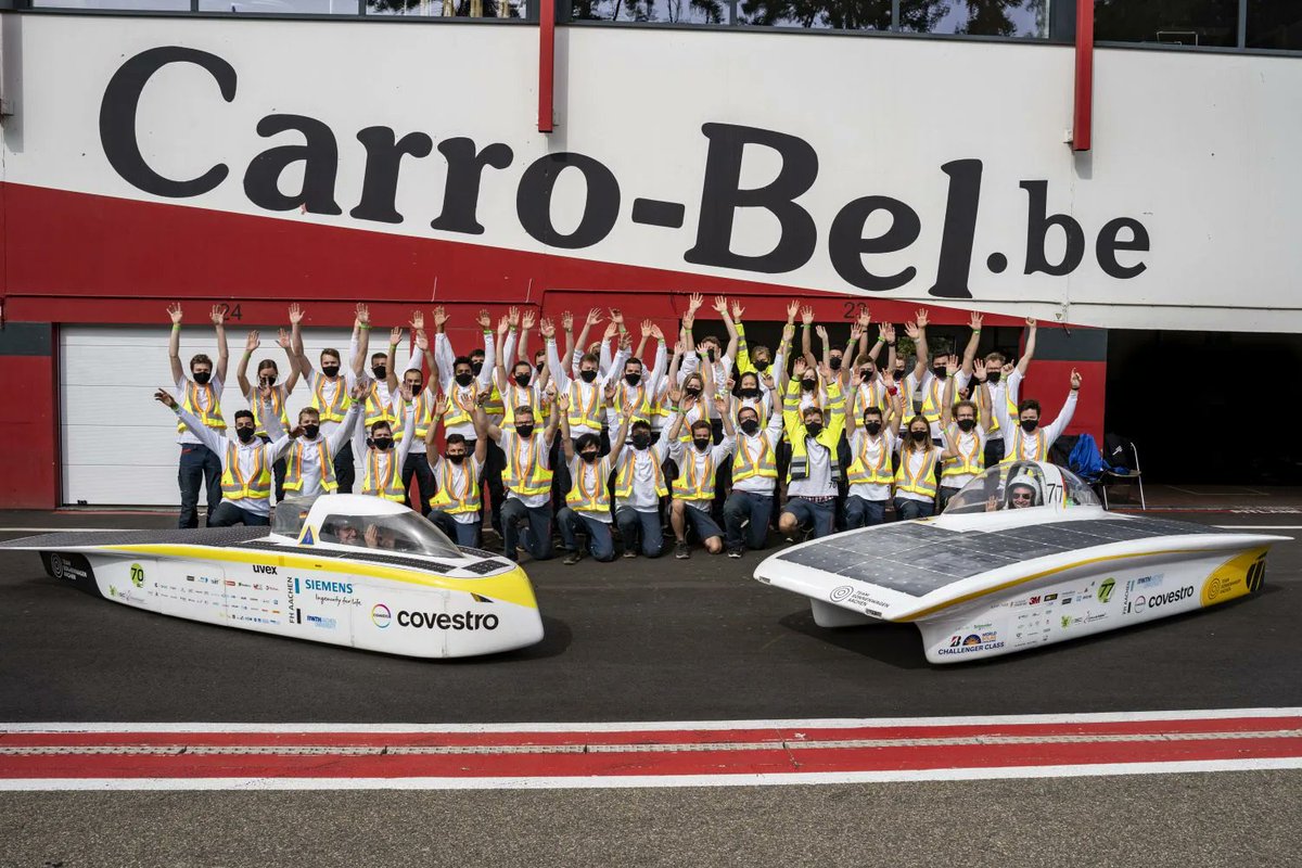 Tomorrow is the day!🤩The <a href="/iESC2018/">iLumen European Solar Challenge</a> is the only 24 hours endurance race in the world for #solar cars. Team <a href="/sonnenwagen/">Team Sonnenwagen Aachen ☀️</a>, supported by the #WE_eiSos Group, takes part with 2️⃣ cars: the relatively new <a href="/covestro/">Covestro</a> Photon &amp; Sonnenwagen from 2019. Good luck for the race!🏎️🏁
