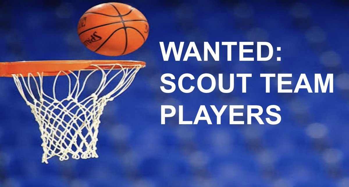 The girls basketball team is looking for 6-8 boys for our scout team this year. If you are interested in helping us compete for a state title this is your chance. Contact coach Hein at markhein53@gmail.com 🏀🏀