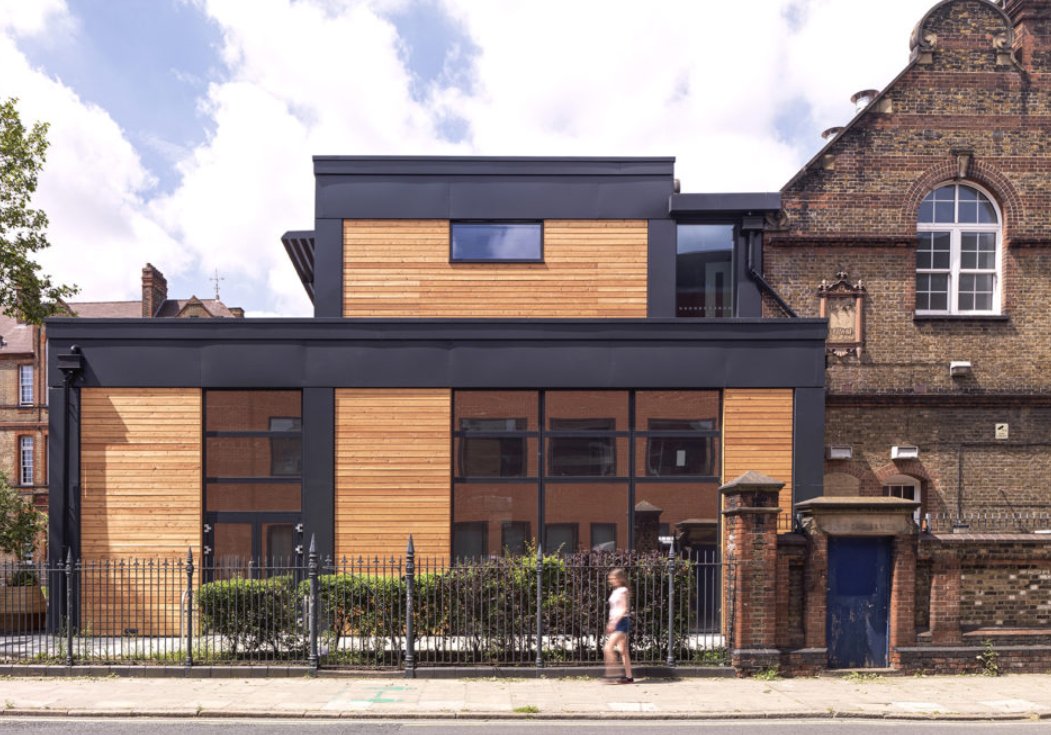 We've completed an extension to Sarah Bonnell School in London. A new building was needed due to the increase in demand for school places and now the school has a new ground floor dining facility and first floor music department.    bit.ly/39hxm7w