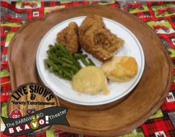 BravoTheater's tweet photo. Just minutes from the Ark Encounter, enjoy the "Broadway-style show,” THE Güt LiFE WITH THE YODER'S. Your meal includes Kellie’s Famous Fried Chicken with Mashed Potatoes and Gravy, Green Beans, Scratch-made Biscuits, Drinks, and Dessert. TICKETS AT: https://t.co/mHjXt0J9wB https://t.co/iNMjzxbIc4