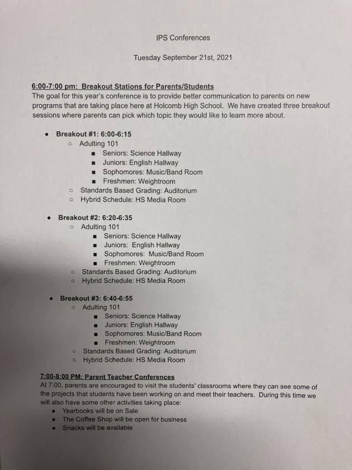 Holcomb High School tweet media